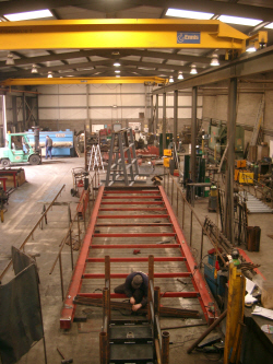 Main Fabrication Worshop at Voss Engineering Ltd, Summerhill, Co.Meath